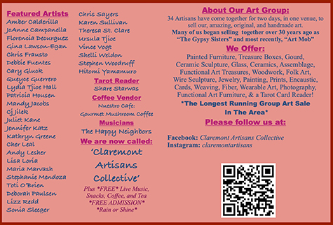 2025 Claremont Artisans Collective Winter Art Sale details